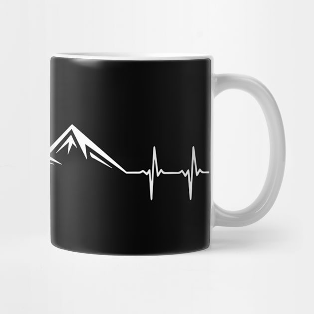 Mountain heartbeat by redsoldesign